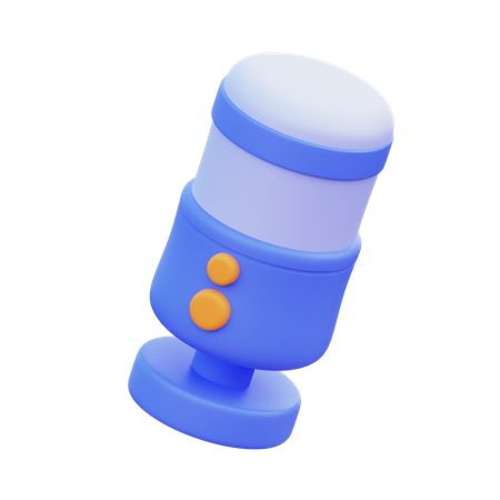 Micrófono  3D Icon