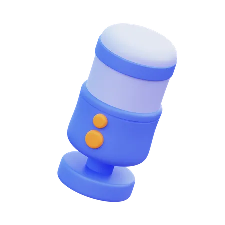 Micrófono  3D Icon