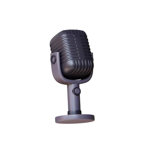 Iconos de micrófono de música  3D Icon