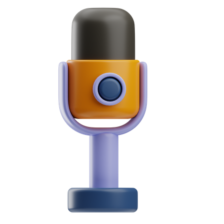 Micrófono  3D Icon