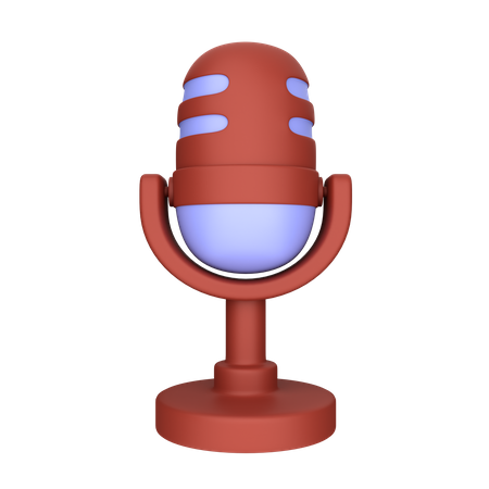 Micrófono  3D Icon