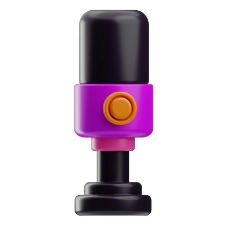 Micrófono de condensador  3D Icon