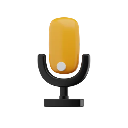 Micrófono encendido  3D Icon