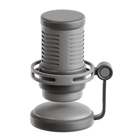 Micrófono para juegos  3D Icon