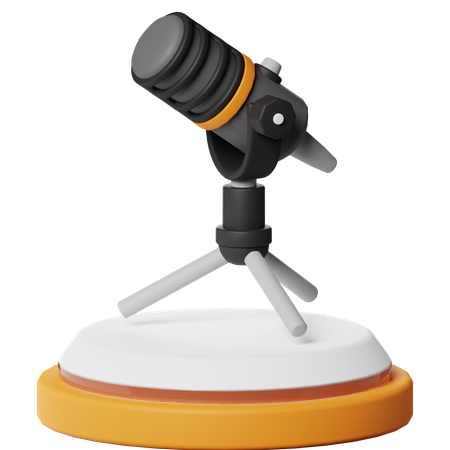 Podcast de micrófono  3D Icon