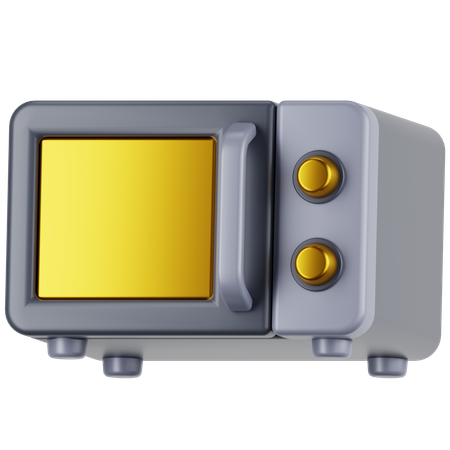 Microonda  3D Icon