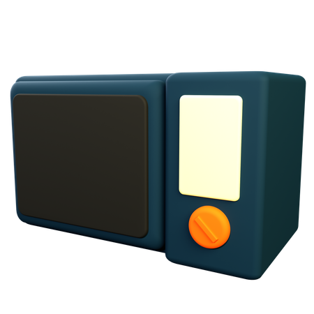 Microonda  3D Icon