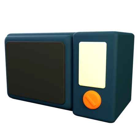 Microonda  3D Icon