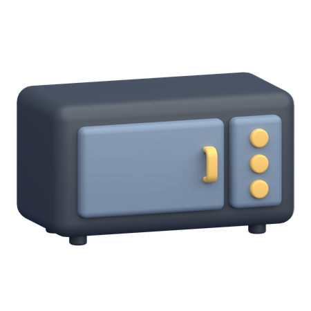 Microondas  3D Icon