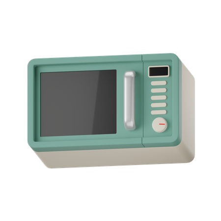 Microondas  3D Icon