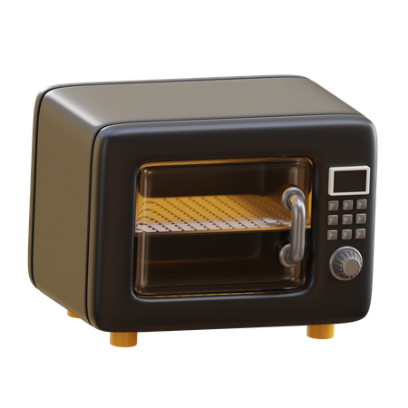 Microondas  3D Icon