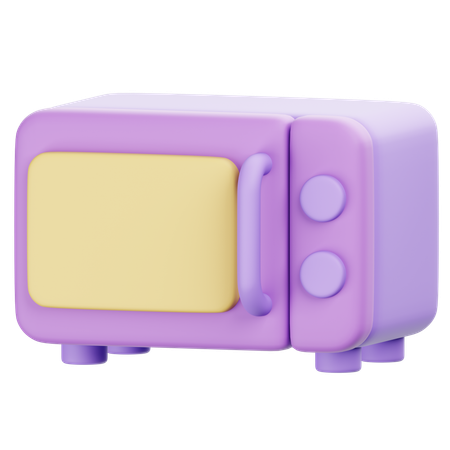 Microonda  3D Icon