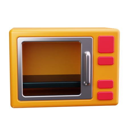 Microondas  3D Icon