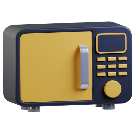 Microonda  3D Icon