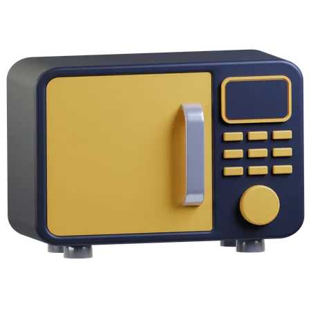 Microonda  3D Icon