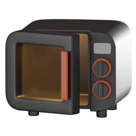 Microonda  3D Icon