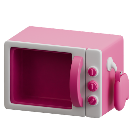 Microonda  3D Icon