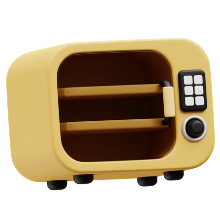 Microondas  3D Icon