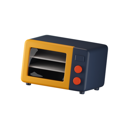 Microondas  3D Icon