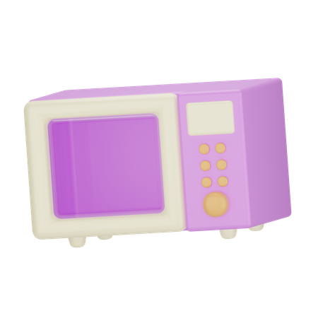 Microonda  3D Icon