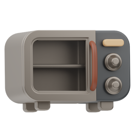 Microondas  3D Icon