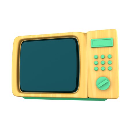 Microondas  3D Icon