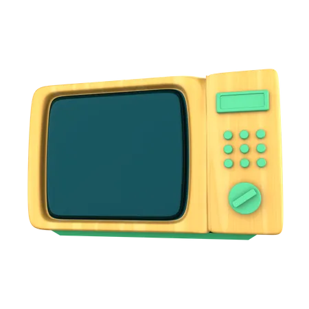 Microondas  3D Icon