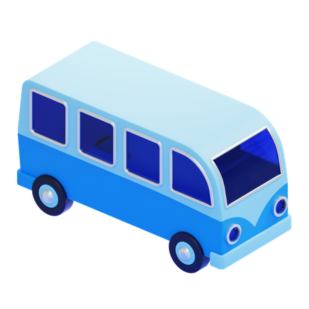 Mini onibus  3D Icon