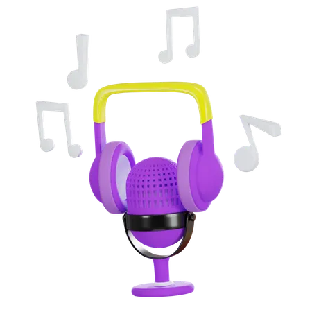 Microphone 3 D Icon 3D Icon