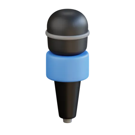 3 D Microphone Icon Illustration 3D Icon
