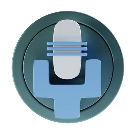 Microphone 3 D Icon And Illustration 3D Icon