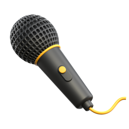 Microphone  3D Icon