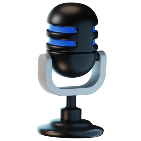 Microphone  3D Icon