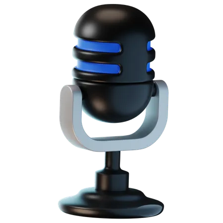 Microphone  3D Icon