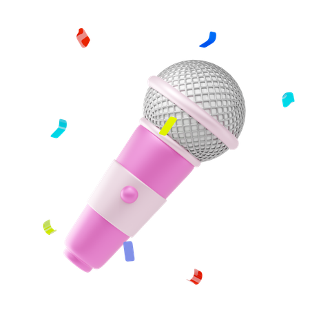 Microphone  3D Icon