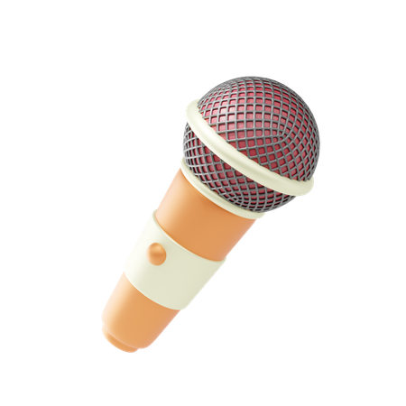 Microphone  3D Icon