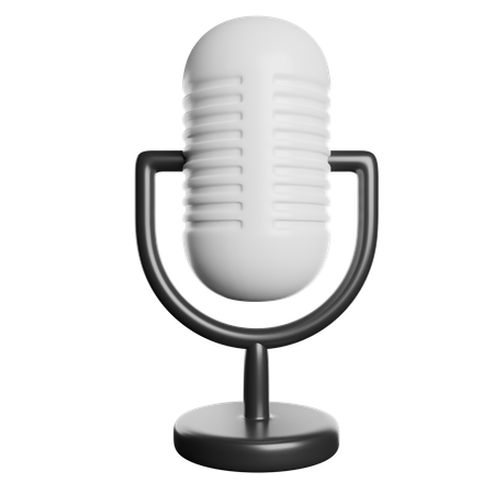 Microphone  3D Icon