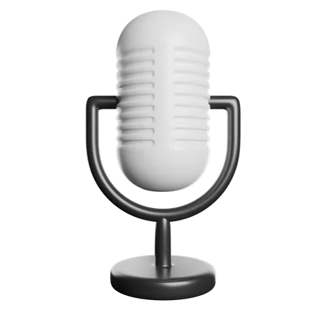 Microphone  3D Icon