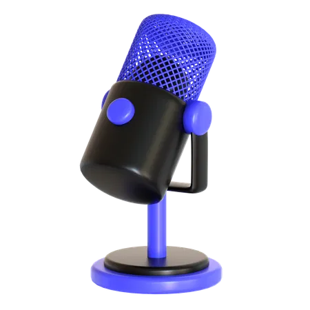 Microphone  3D Icon