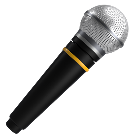 Microphone  3D Icon