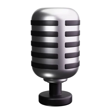 Microphone  3D Icon