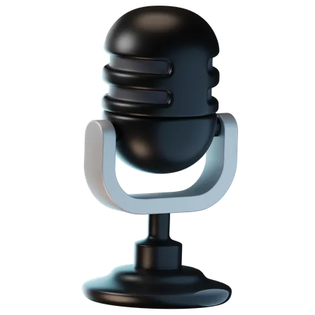 Microphone  3D Icon