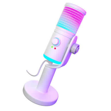 Microphone  3D Icon