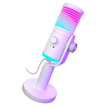 Microphone  3D Icon