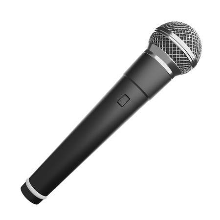 Microphone  3D Icon