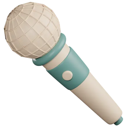 Microphone  3D Icon