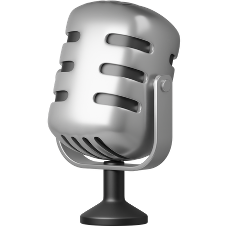 Microphone  3D Icon