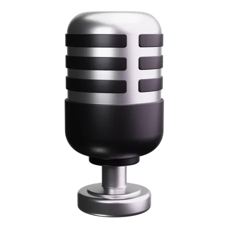 Microphone  3D Icon