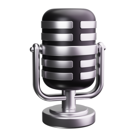 Microphone  3D Icon