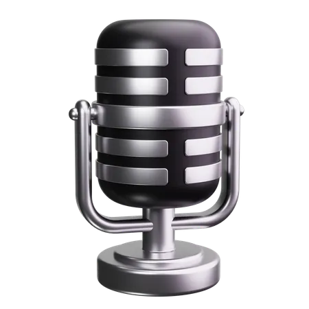 Microphone  3D Icon